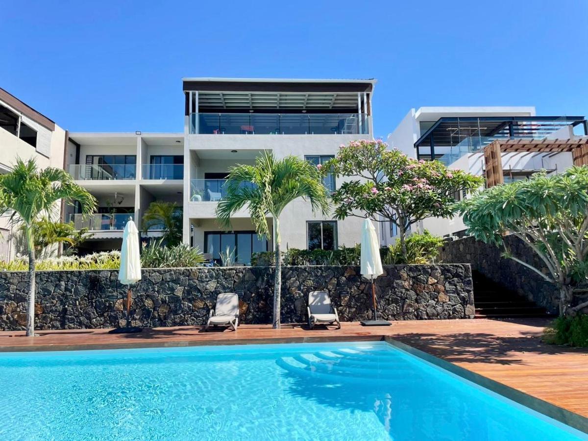 Luxury Beach House With Spectacular Sea View And Pool Trou aux Biches Esterno foto